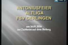 Antonius-Feier der Altliga am 16.01.2016