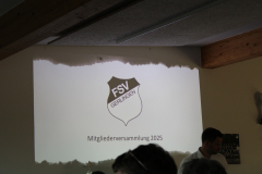 Jahreshauptversammlung am 30.04.2025